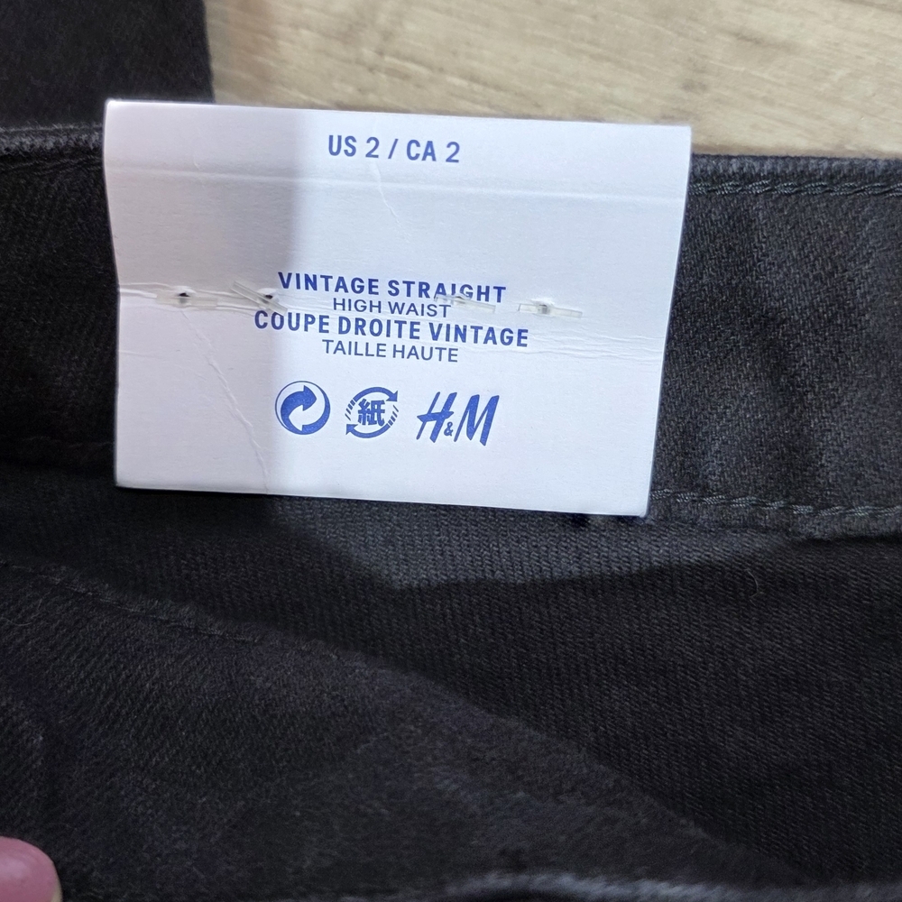 H&M Women's Straight-Leg Jeans — Black - Picture 6 of 8